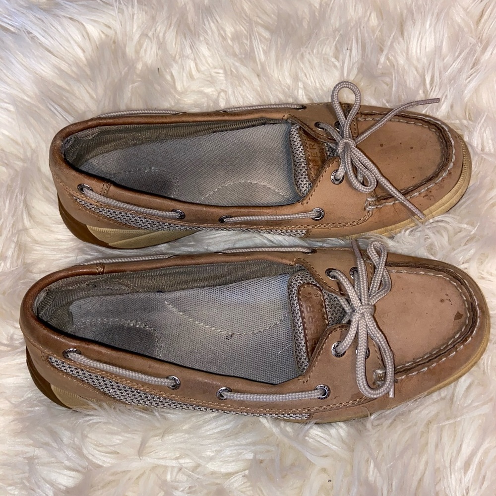 Sperry Shoes, Tan, Women’s Size 9